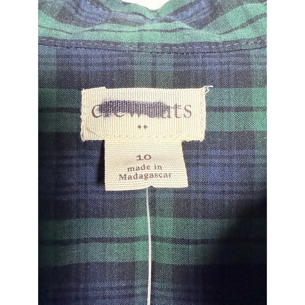 Crewcuts Boys Long Sleeve Flex Casual Shirt Black Watch Plaid Button Down 10 - Picture 4 of 9